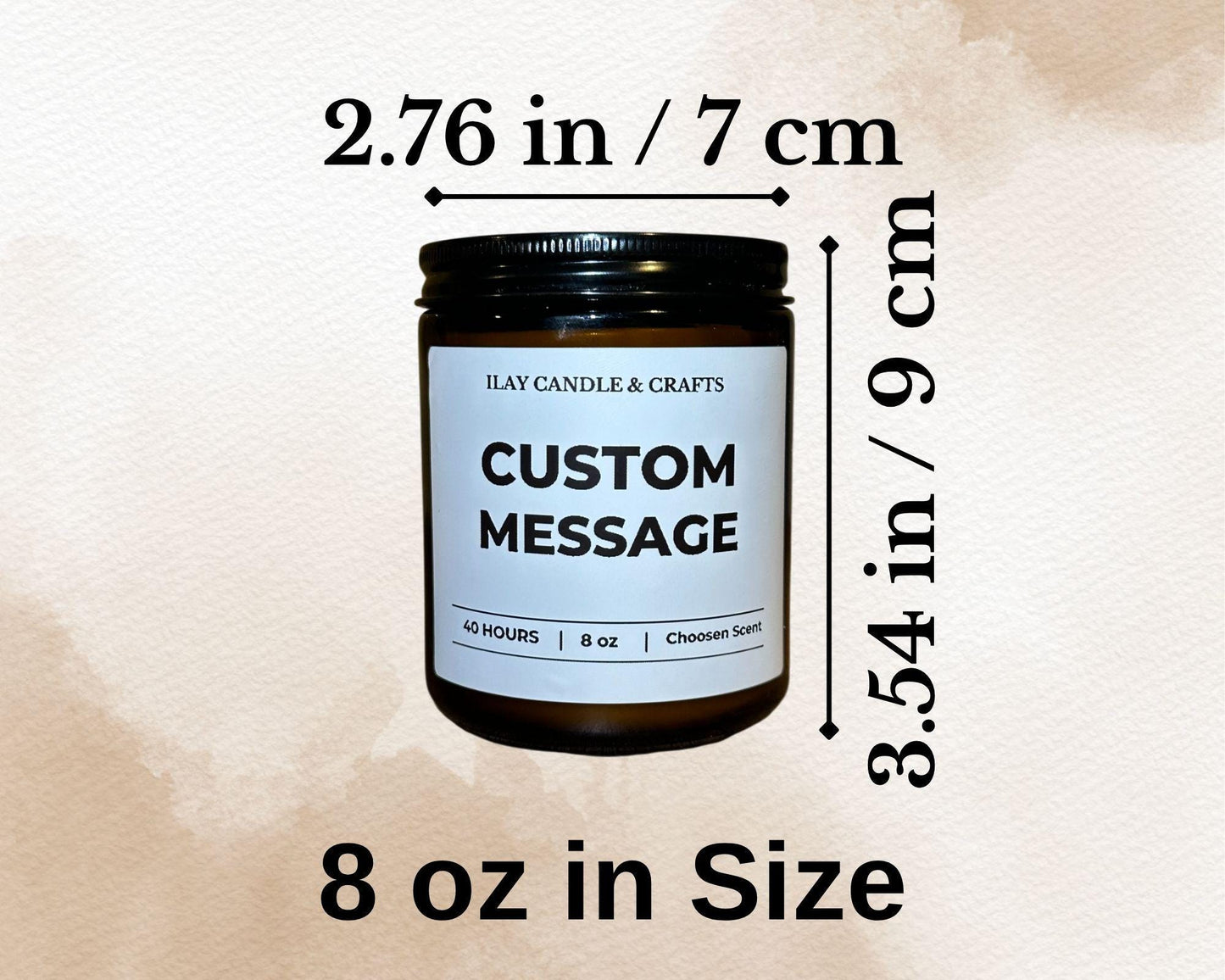 Personal Touch Series – Özel Etiket Mum