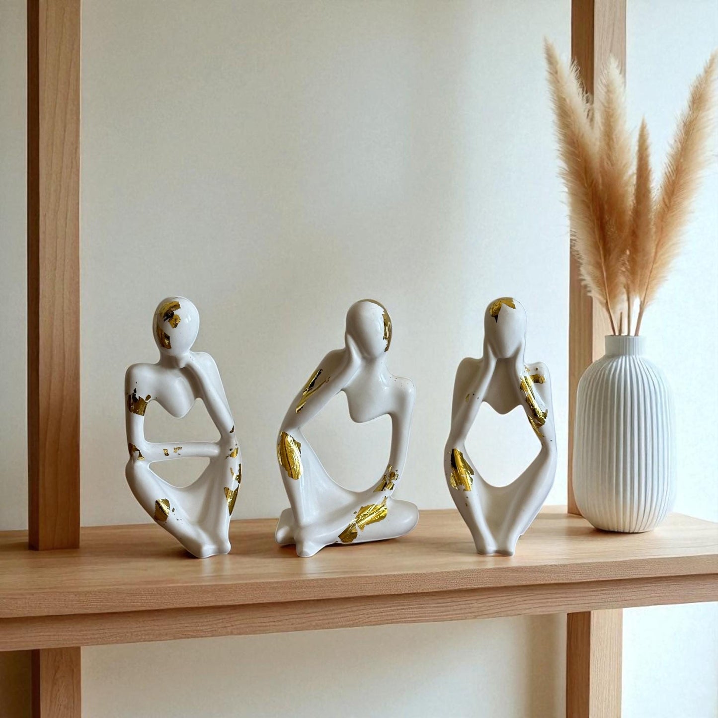 Golden Reflections – Soyut Beton Figürler