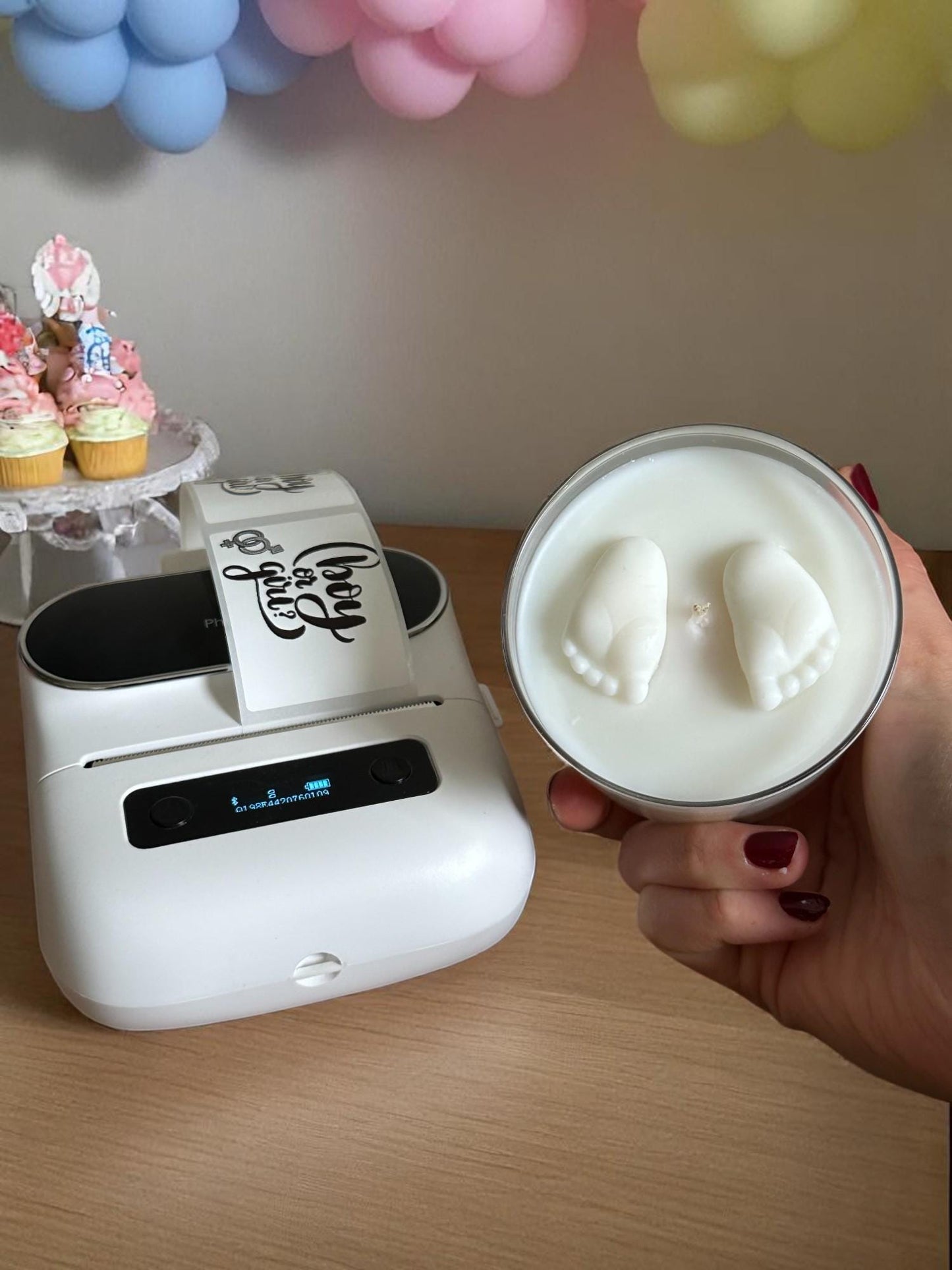 Gender Reveal Candle