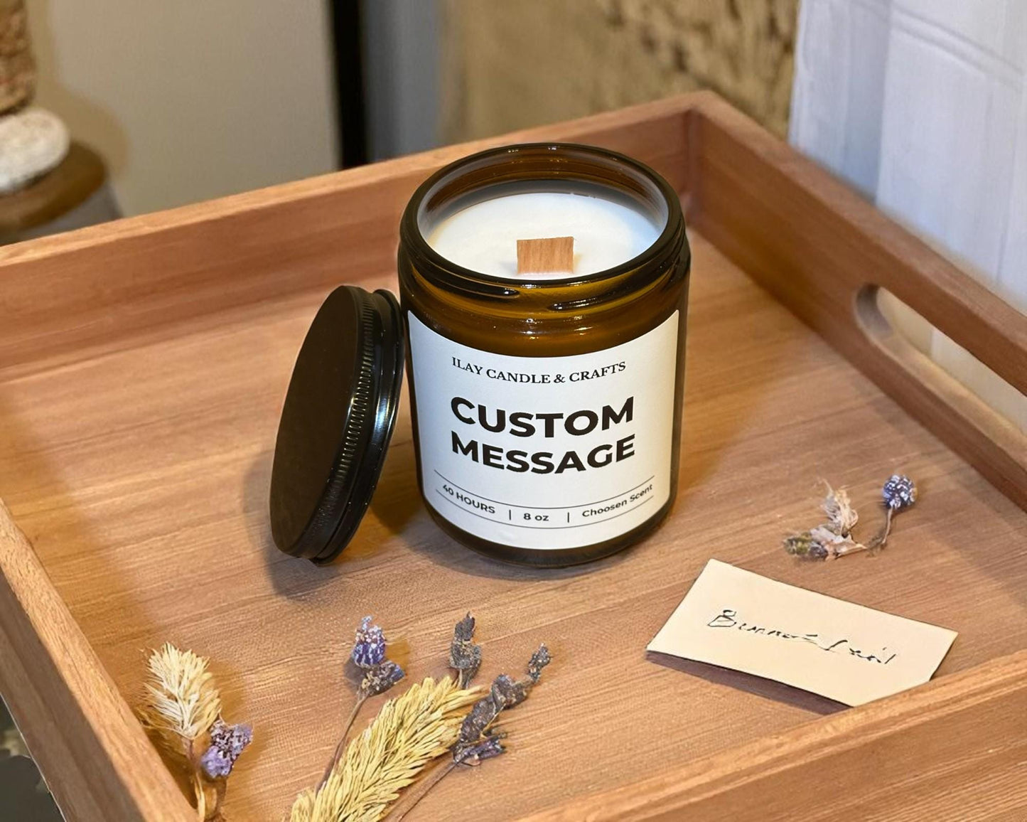 Personal Touch Series – Özel Etiket Mum