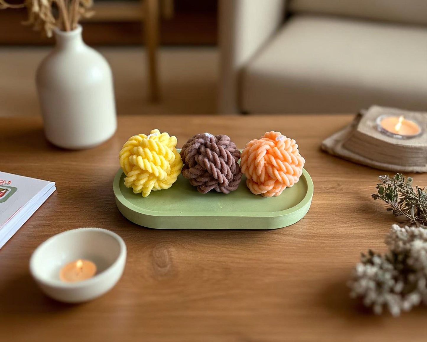 Pastel Oval Decor