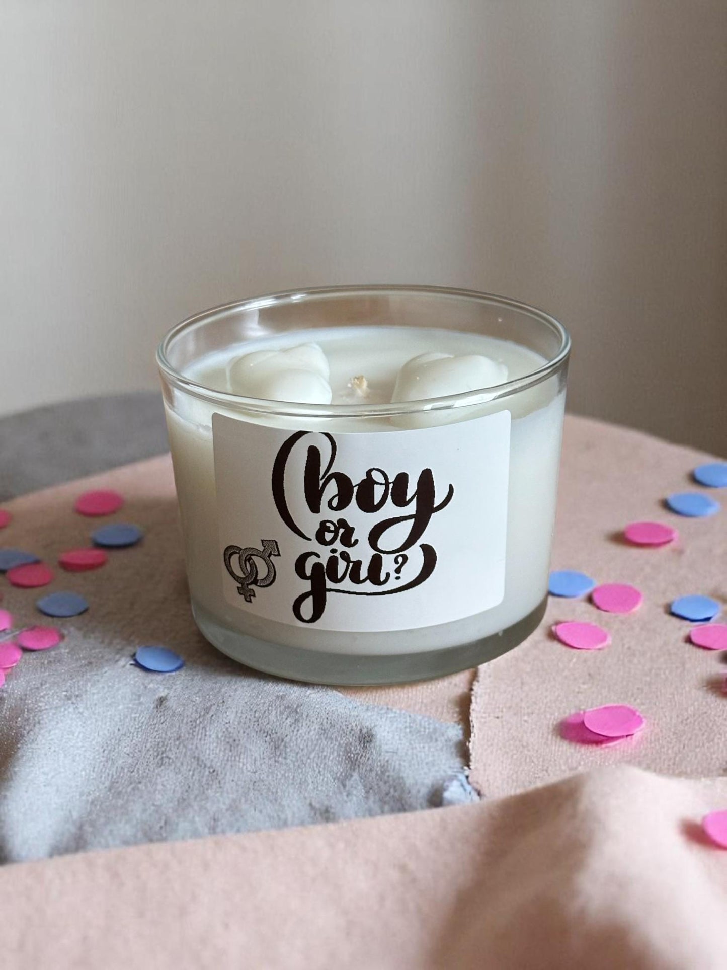 Gender Reveal Candle