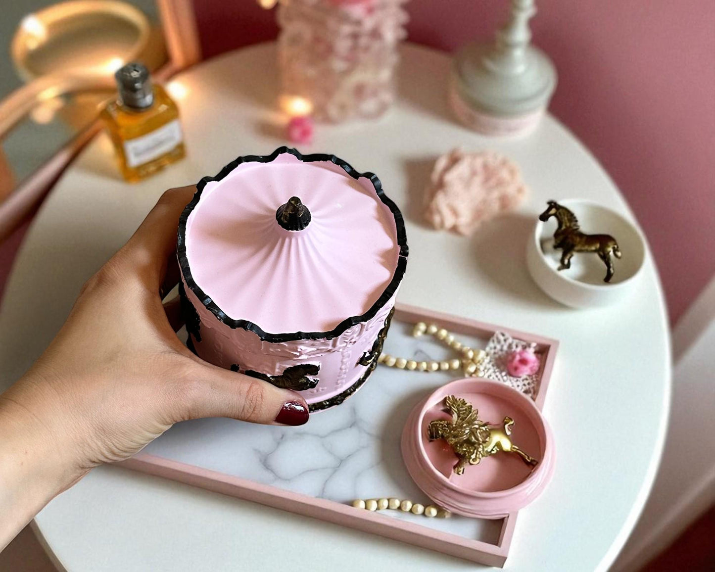 Fairytale Carousel Candle
