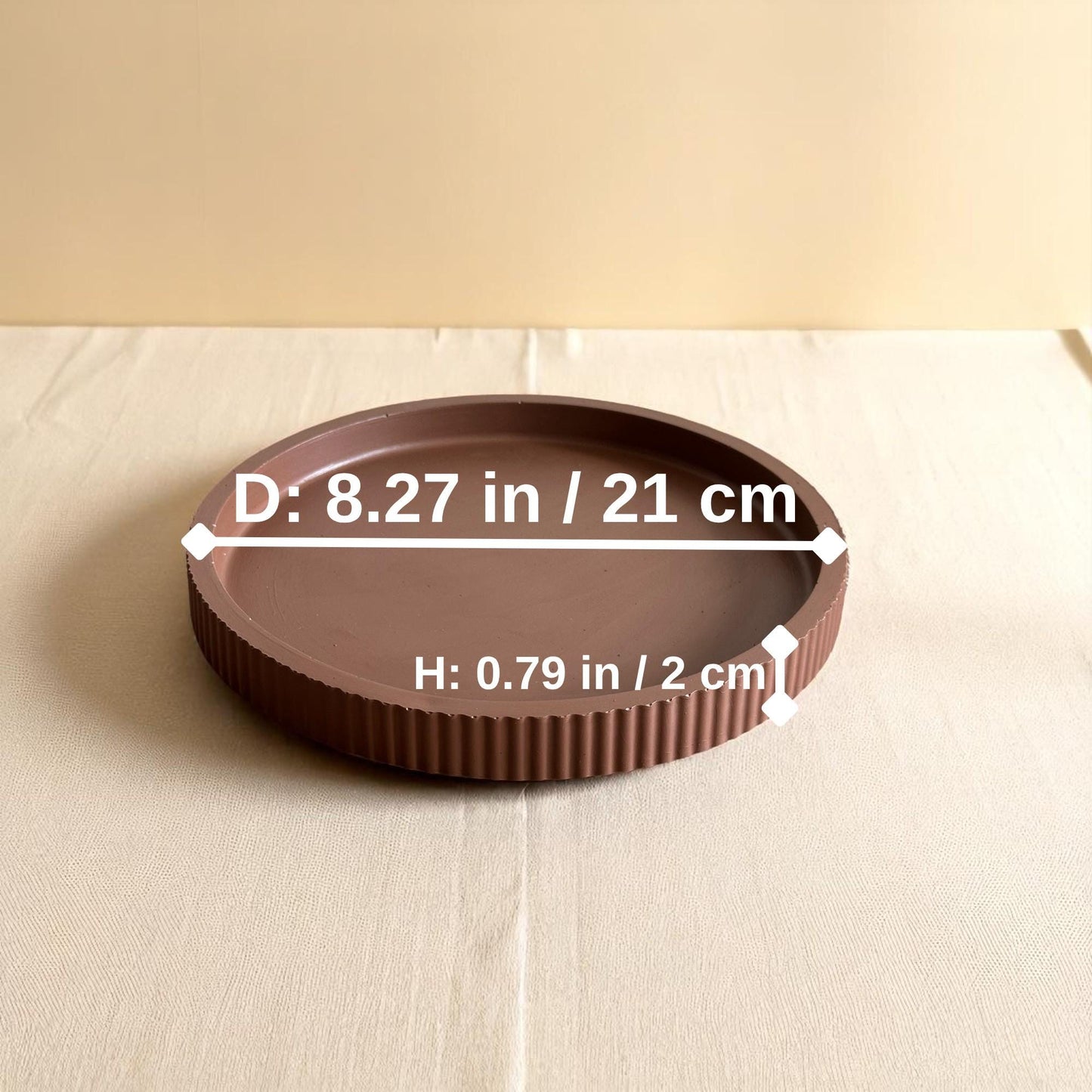 Sculpture Serisi – Round Tray