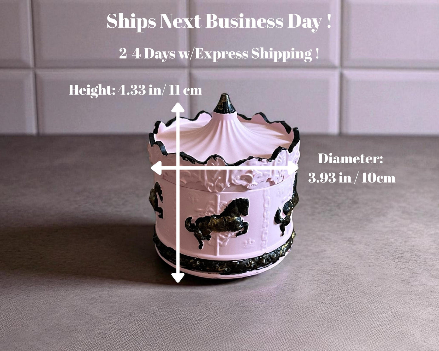 Fairytale Carousel Candle