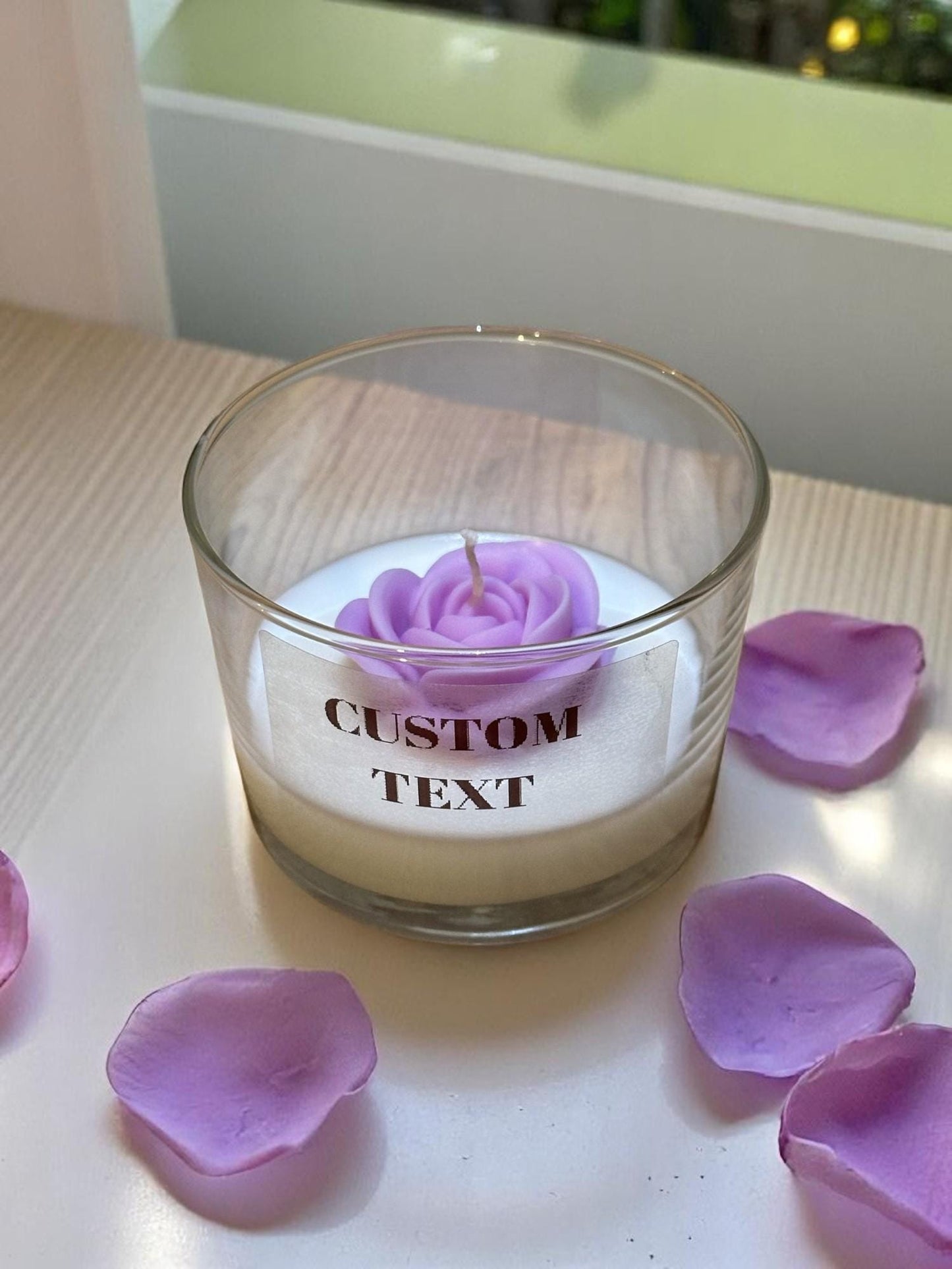 Elegant Rose Candle