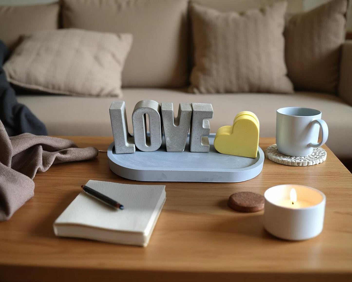 Pastel Oval Decor