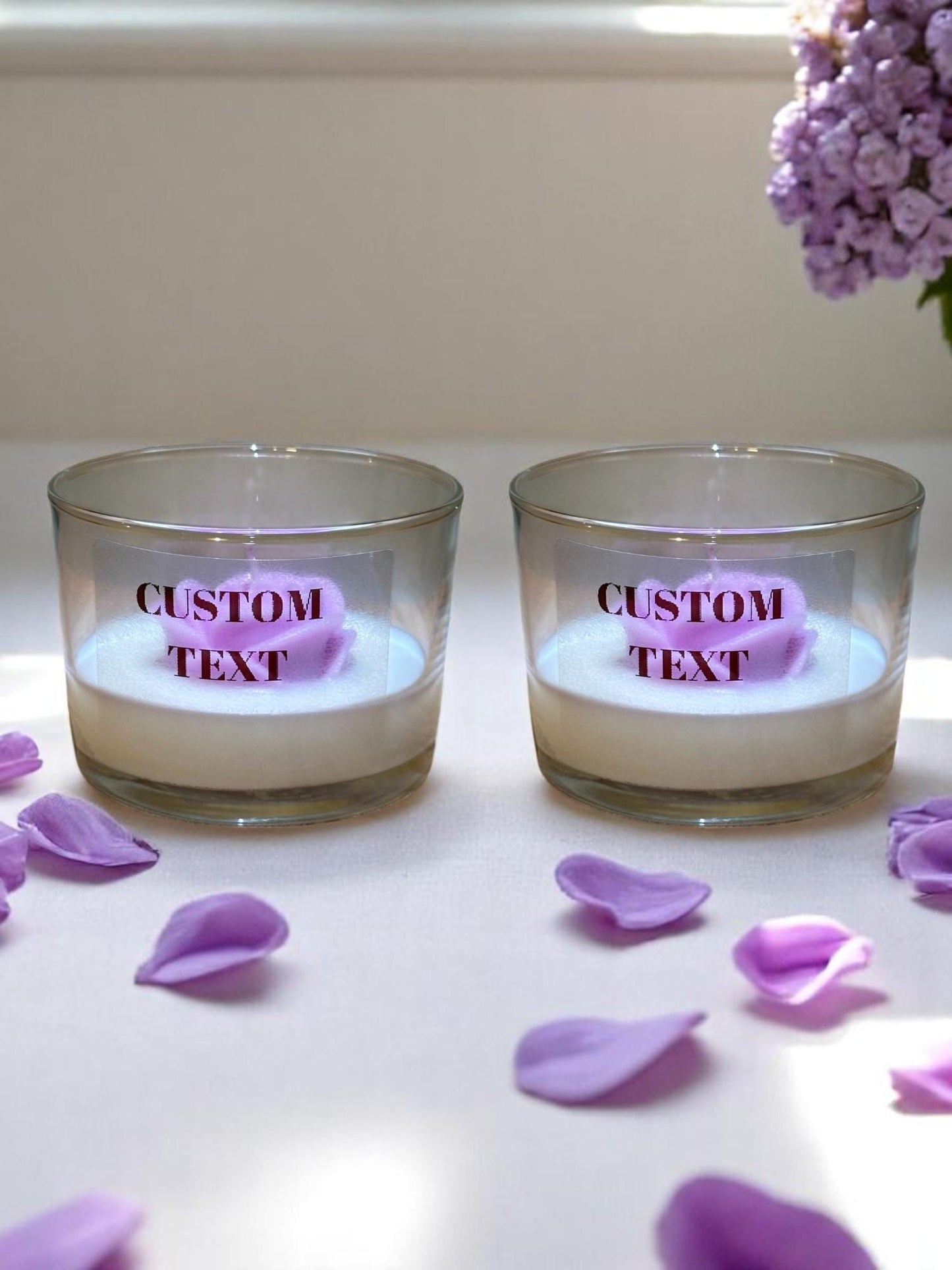 Elegant Rose Candle