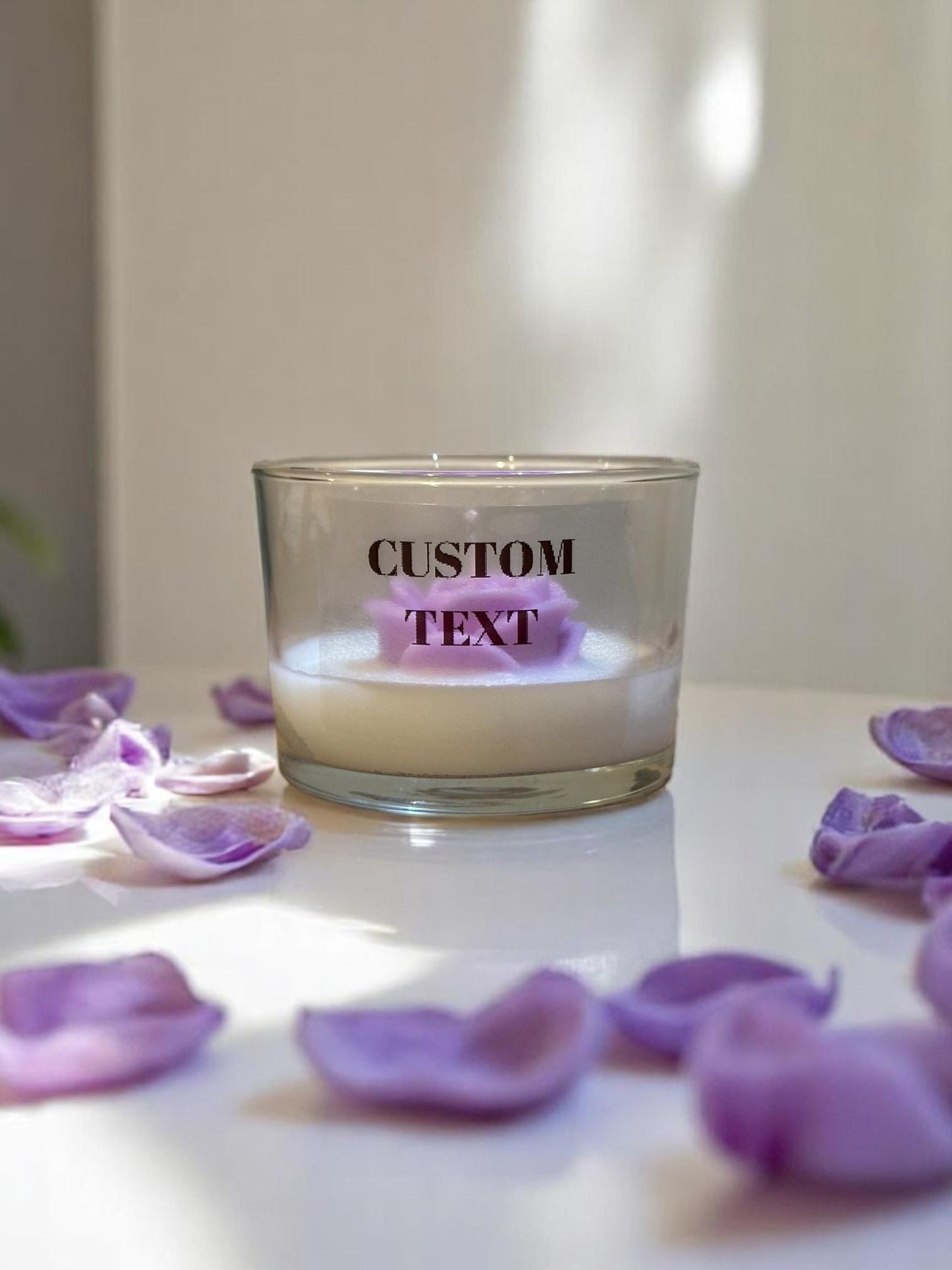 Elegant Rose Candle