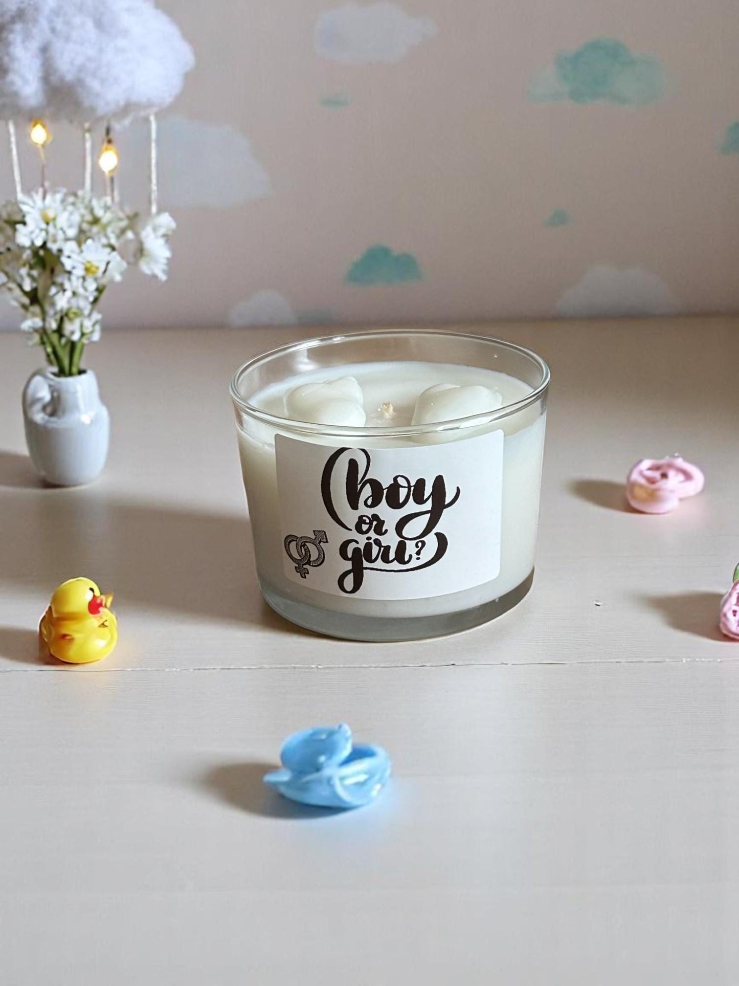 Gender Reveal Candle
