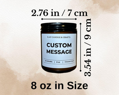 Personal Touch Series – Özel Etiket Mum
