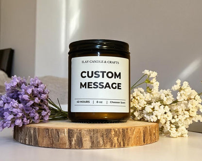 Personal Touch Series – Özel Etiket Mum
