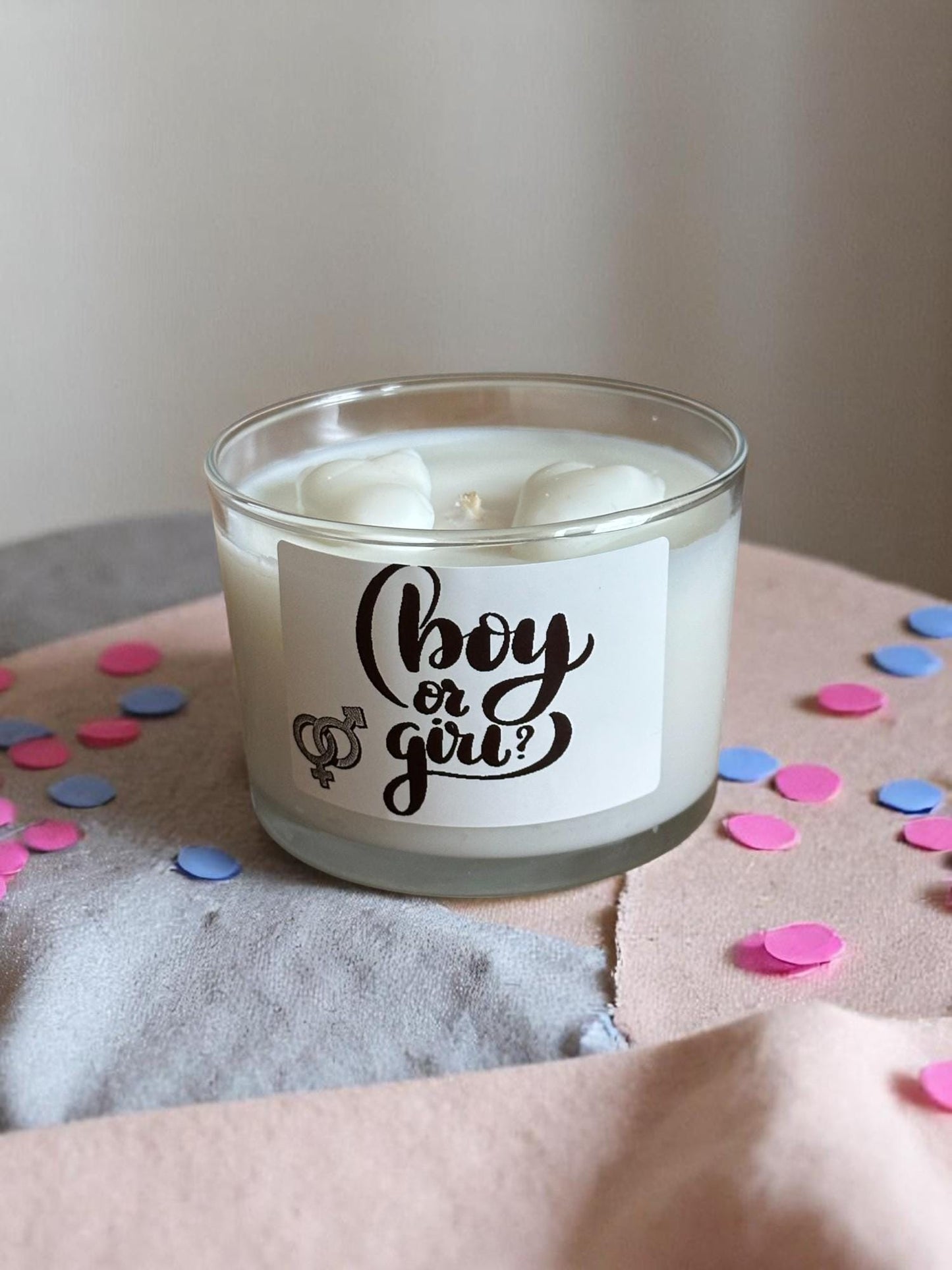 Gender Reveal Candle