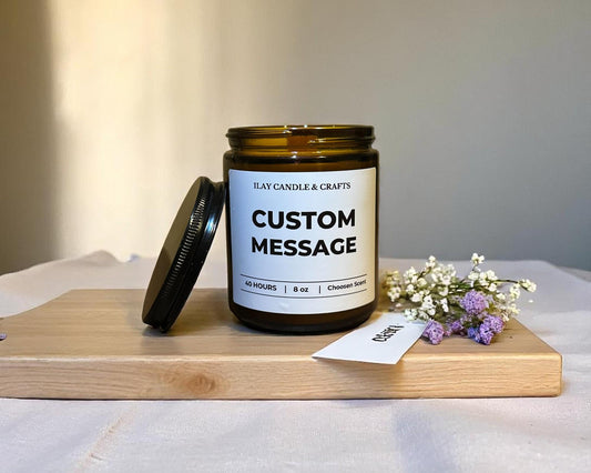Personal Touch Series – Özel Etiket Mum